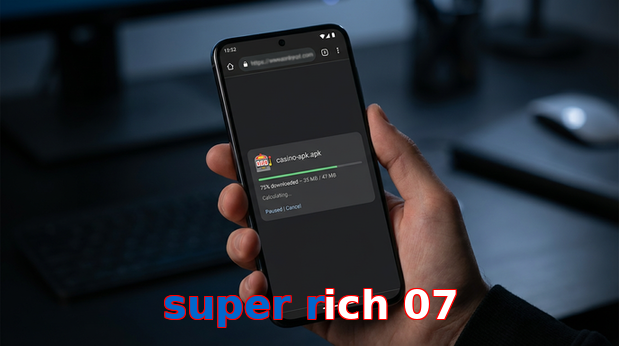 Main screen of Super Rich 07 apk page for PK players